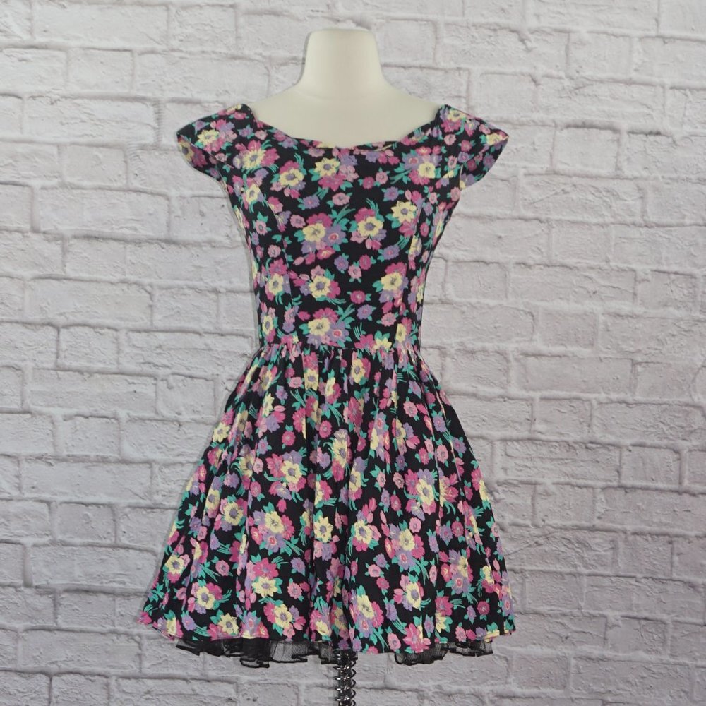 Vintage 90s Floral Dress